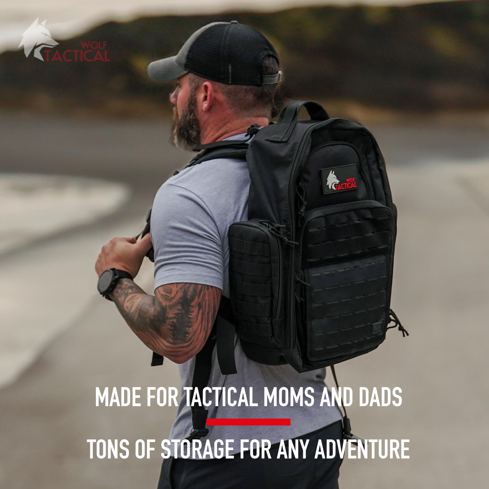 Everyday Backpack for Parents – Large Capacity Organizer with Changing Pad