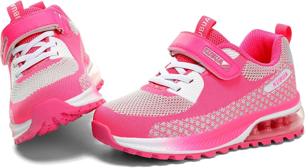 KUBUA Kids Sneakers for Boys Girls Running Tennis Shoes Lightweight Breathable Sport Athletic