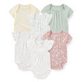 JELYLOVE 6 Pack Short Sleeve Baby Boy Girl Bodysuits New born Clothing
