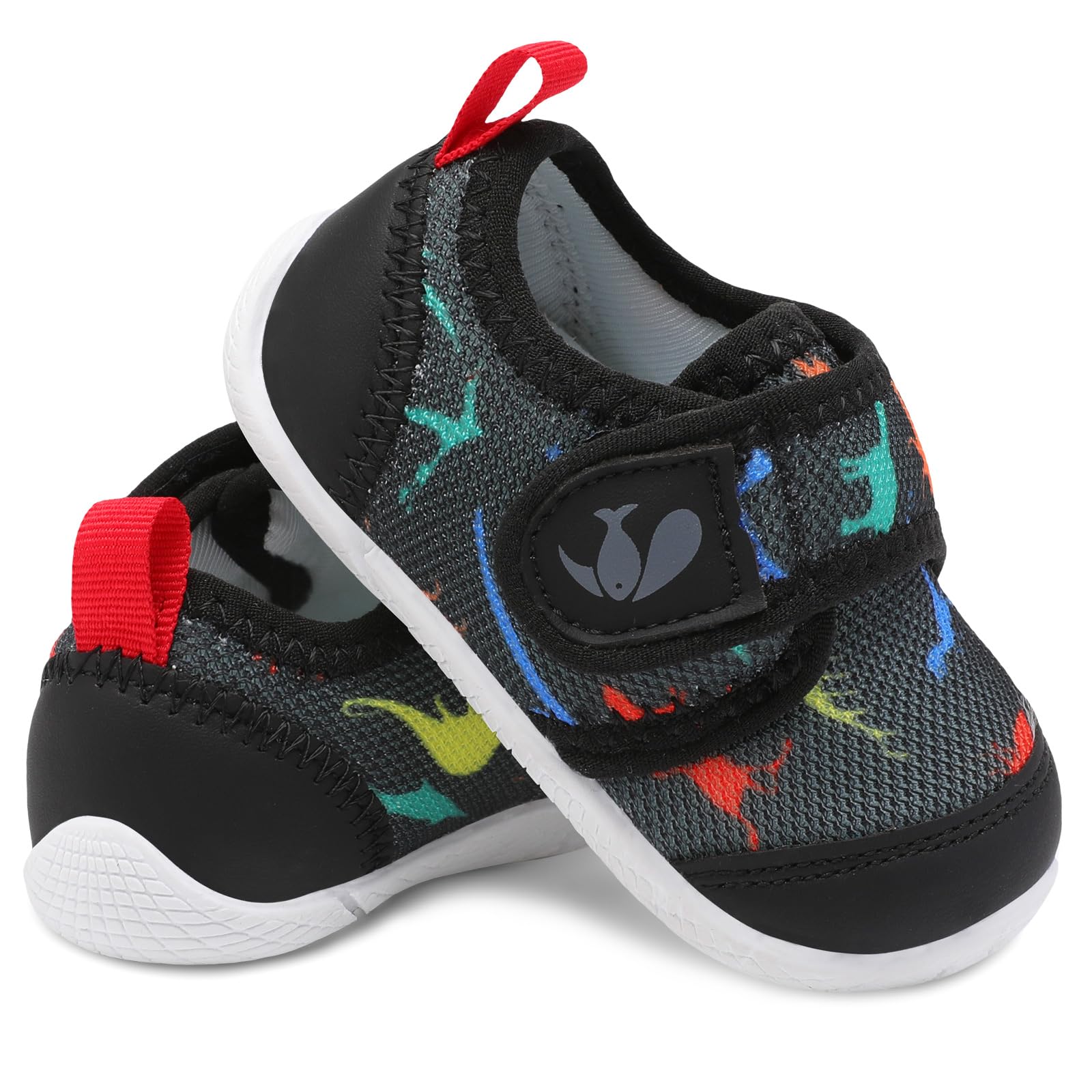 FEETCITY Baby Boy Girl Non-Skid Indoor Infant Walking Shoes Breathable Warm Elastic Sock Shoes with Memory Sole Protect Toes Outdoor Sneakers