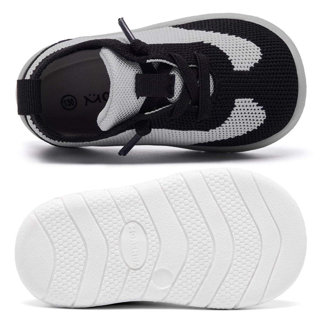 MORENDL Toddler Shoes Baby Walking Sock Shoes Infant Sneakers Boy Girl Barefoot Tennis Shoe Non-Slip Brethable