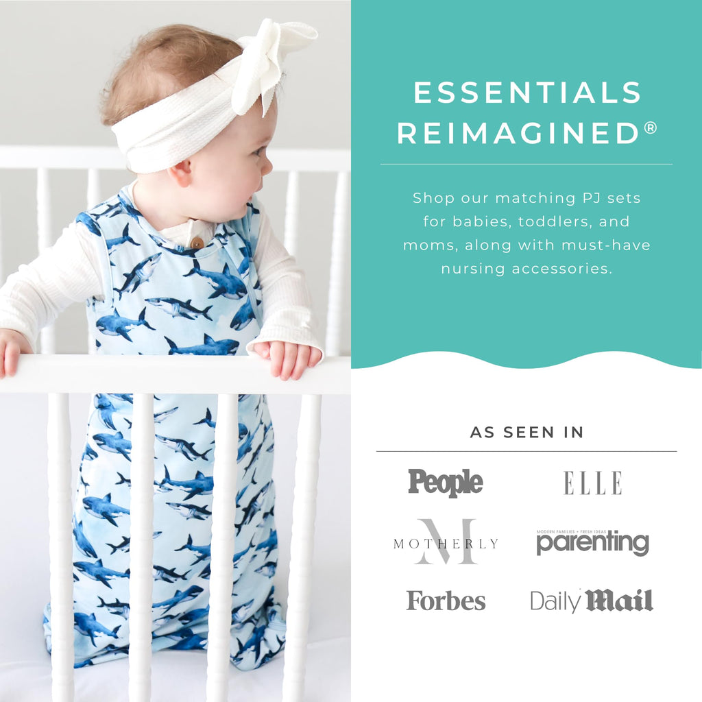 Posh Peanut Convertible Baby Sleepers, Boy Toddlers Footless Pajamas