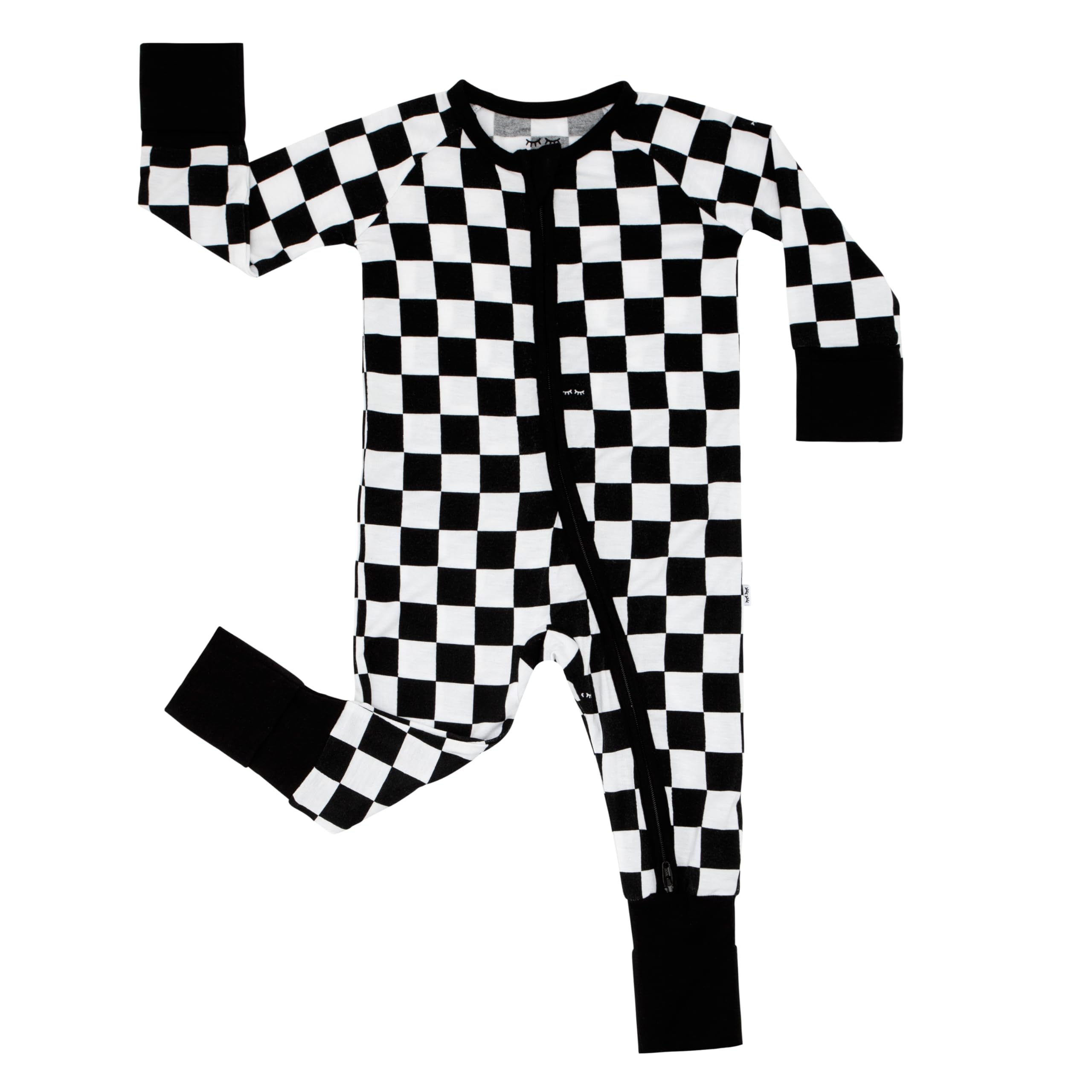 Little Sleepies Pajamas for Baby Boys & Girls, Viscose from Bamboo Baby Pajamas, Snug Sleeper, Toddler PJs, 2-Way Zipper, Cool Checks, 2T