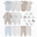 JELYLOVE 23 Pack Baby Boy Girl Bodysuits And Pants Sets New Born Outfits