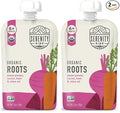 Serenity Kids 6+ Months USDA Organic Veggie Puree Baby Food Pouches | No Sugary Fruits or Added Sugar | Allergen Free | 3.5 Ounce BPA-Free Pouch | Roots | 1 Count (Pack of 2)