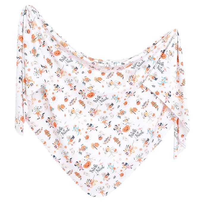 Copper Pearl Swaddle Blankets for Newborns | Soft Stretchy Receiving Blankets for Boys and Girls | Large 46 x 46 Inch Baby Blankets | Lightweight and Breathable Swaddles | Disney Princess