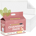 Organic Cotton Enhanced Disposable Changing Pad Liners | XL-Large 18x30 Hypoallergenic Super Soft Ultra Absorbent Waterproof Quilted Underpads for Baby Diaper Table/Travel, Leak Proof Mess Free-50PK