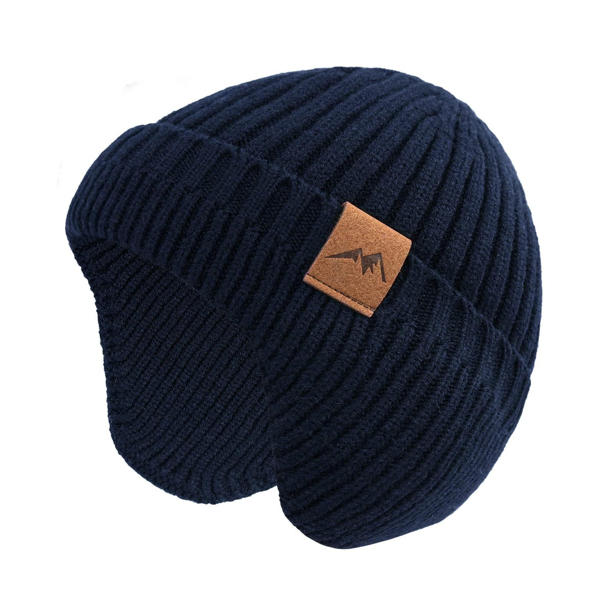 POXIMI Baby Boy Winter Hat Toddler Warm Beanie Girl Knit Hats with Earflap Kid Cute Earmuffs Blue