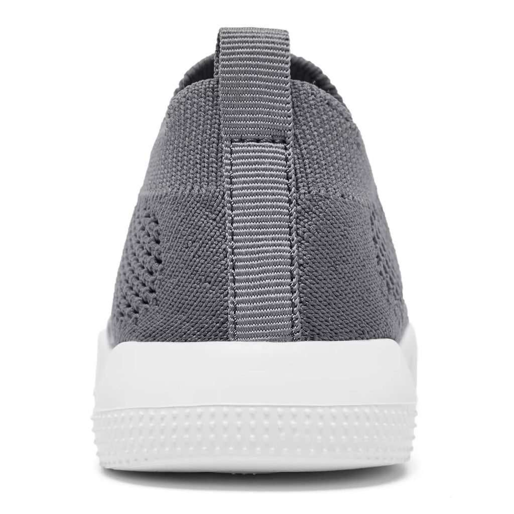 Baby Shoes Girls Boys Baby Sock Shoes with Non Slip Soft Rubber Sole Infant First Walking Sneaker Toddler Slipper Lightweight 9-12 Months Gradient Grey