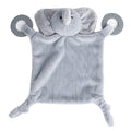 Baby Teether & Plush Lovey by Bella Tunno, Silicone Teether with Animal Snuggle Toy & Sensory Rattle, Teething Relief for Babies 0-6 Months, 6-12 Months, Elephant
