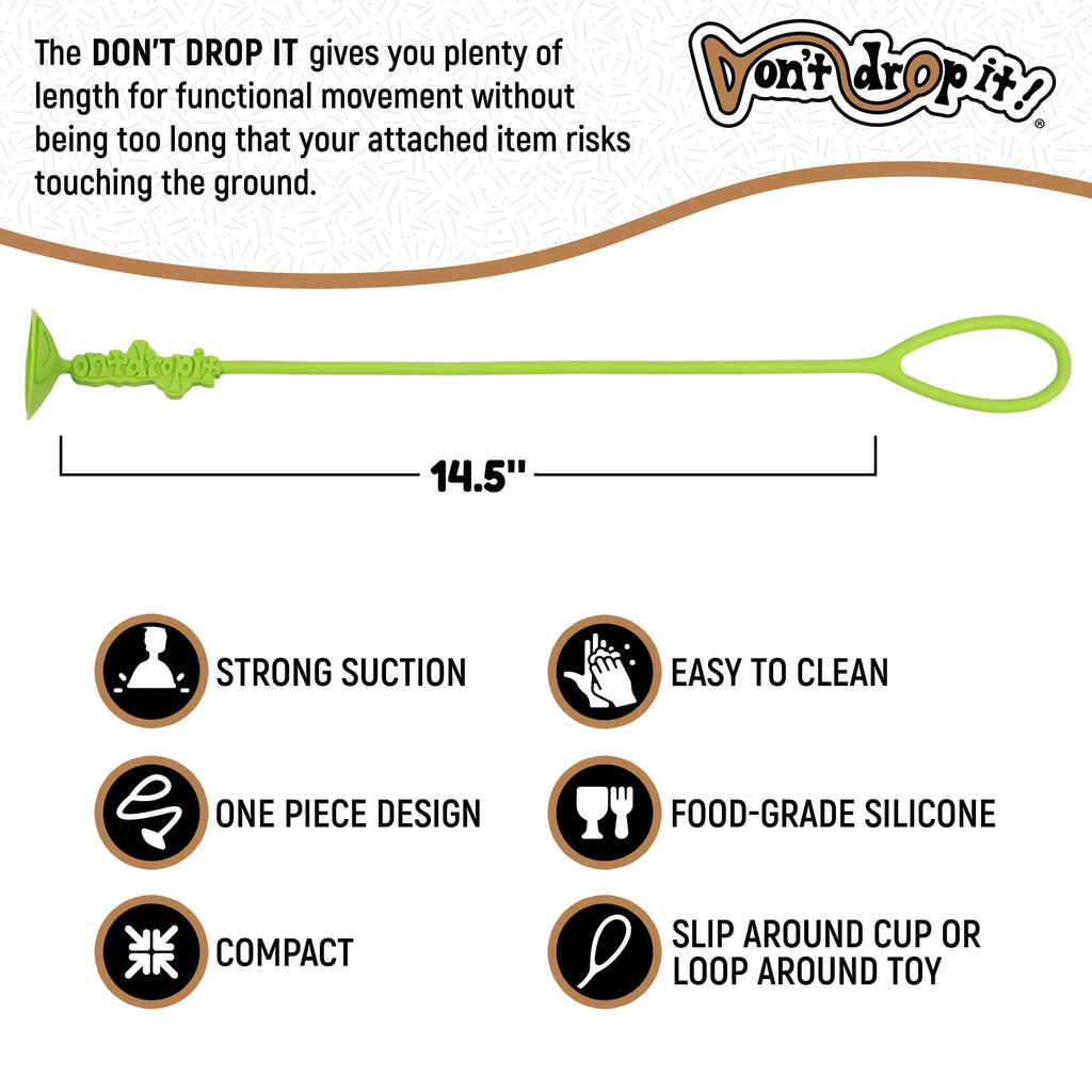 Don't Drop It® Silicone Suction Cup Strap Tether