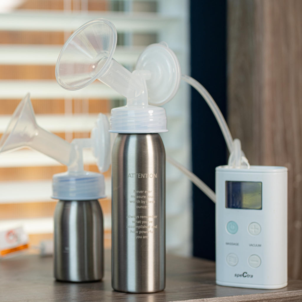 CERES CHILL OG Breastmilk Chiller Bundle with Straw Lid & Infuser & Adapters – 12–34oz Portable Breast Milk Cooler, Uce Ice or Freeze – Don’t Call me Hon, Plum