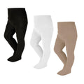EPEIUS Baby Tights Newborn Girl Seamless Cable Knit Leggings Thick Cotton Stockings Footed Pants Pantyhose Clothes 0-3 Months 3 Pack,Black/White/Khaki,XXS