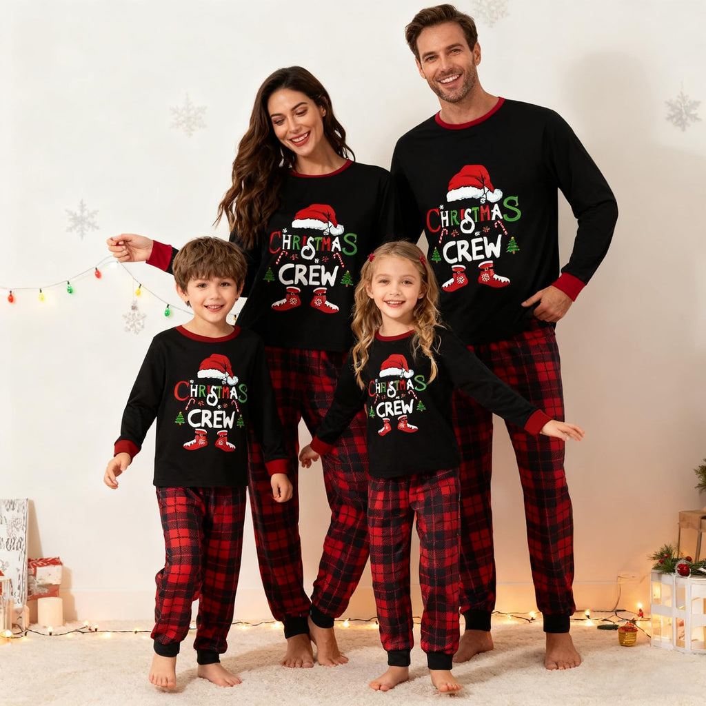 Awoscut Family Christmas Pajamas Matching Pajamas for Family, Xmas PJs Sets Holiday Sleepwear (on-16, Dog, S)