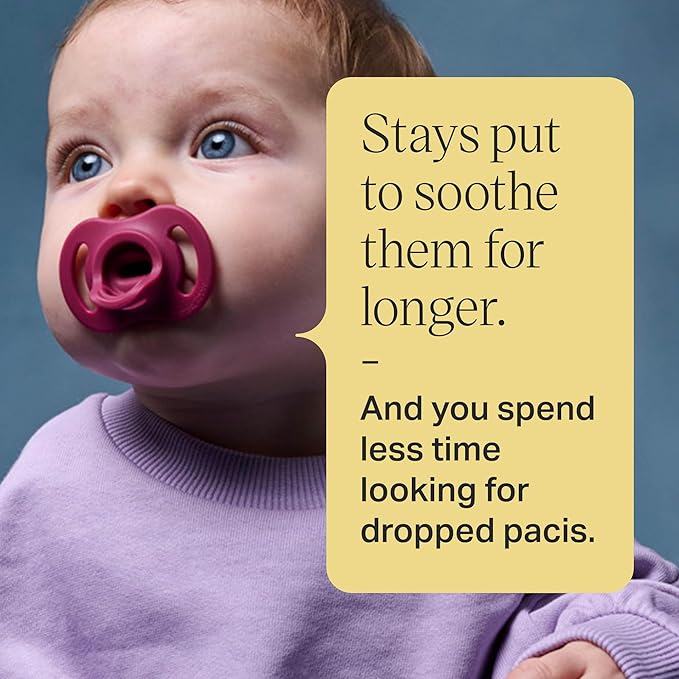 Tommee Tippee Ultra-Light StayPut Pacifier, 0-6m, 4 Pack, Pink & Natural Start Anti-Colic 5 oz BPA Free Newborn Baby Bottles, Designed for Seamless Transition Between Bottle and Breast, Pack of 2