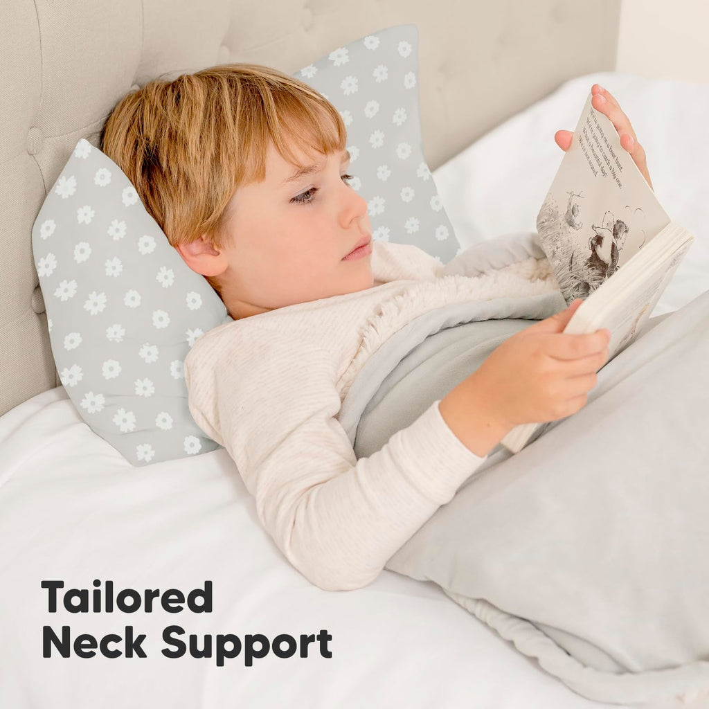 Toddler Pillow with Pillowcase, 13x18 My Little Dreamy Pillow (Meadow)