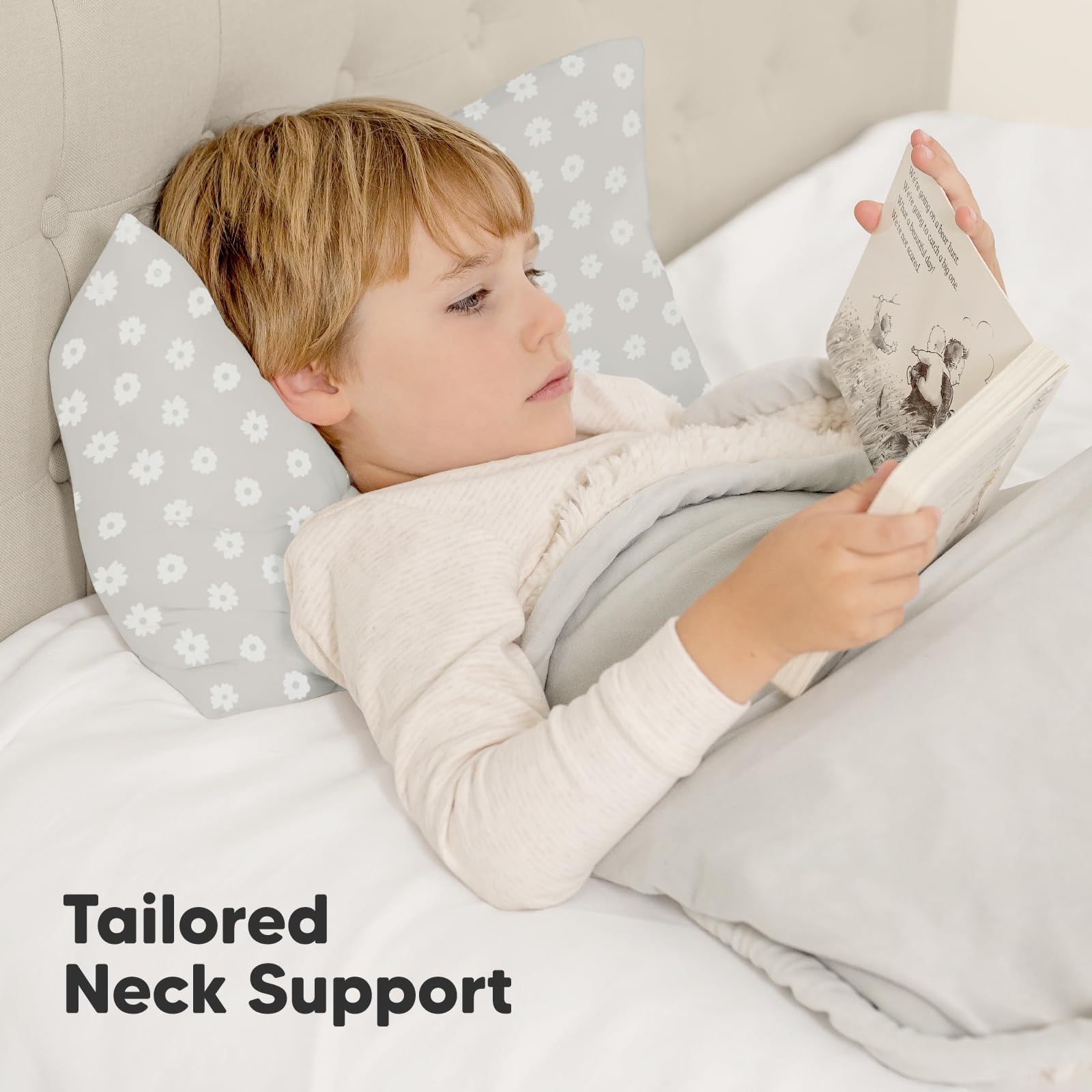 Toddler Pillow with Pillowcase, 13x18 My Little Dreamy Pillow (Meadow)