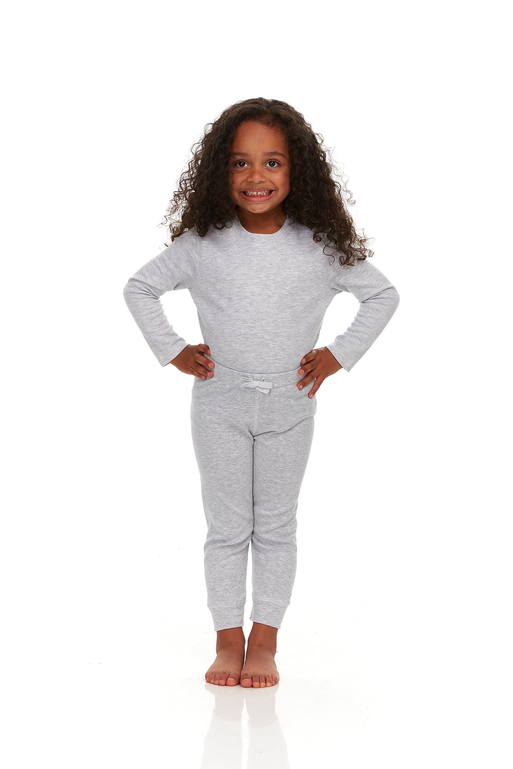 Cudlie 5-Pack Toddler Girls Joggers - Lounge Pants, Active Sweatpants Sweats - Drawstring Joggers for Girls, Size 3T