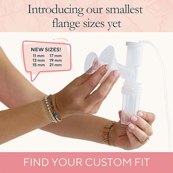 Ameda Breast Pump Flange Insert | 21mm Flange Insert | Ameda Pump Parts | Universal Flange Insert | Compatible with GLO, MYA Joy, MYA Joy Plus and Pearl Breast Pumps | 2 Count