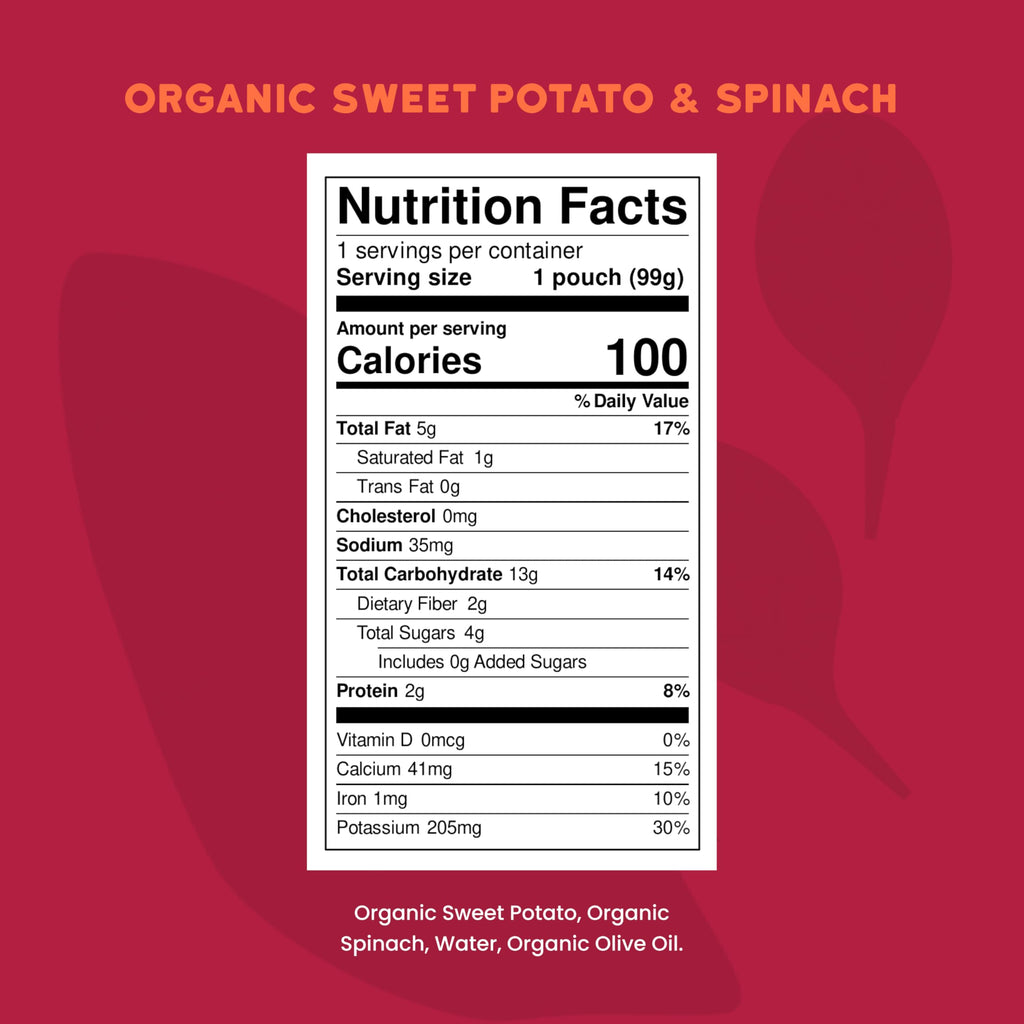 Serenity Kids Organic Baby Food Pouches, No Added Sugar, 3.5 Oz, 6 Pack