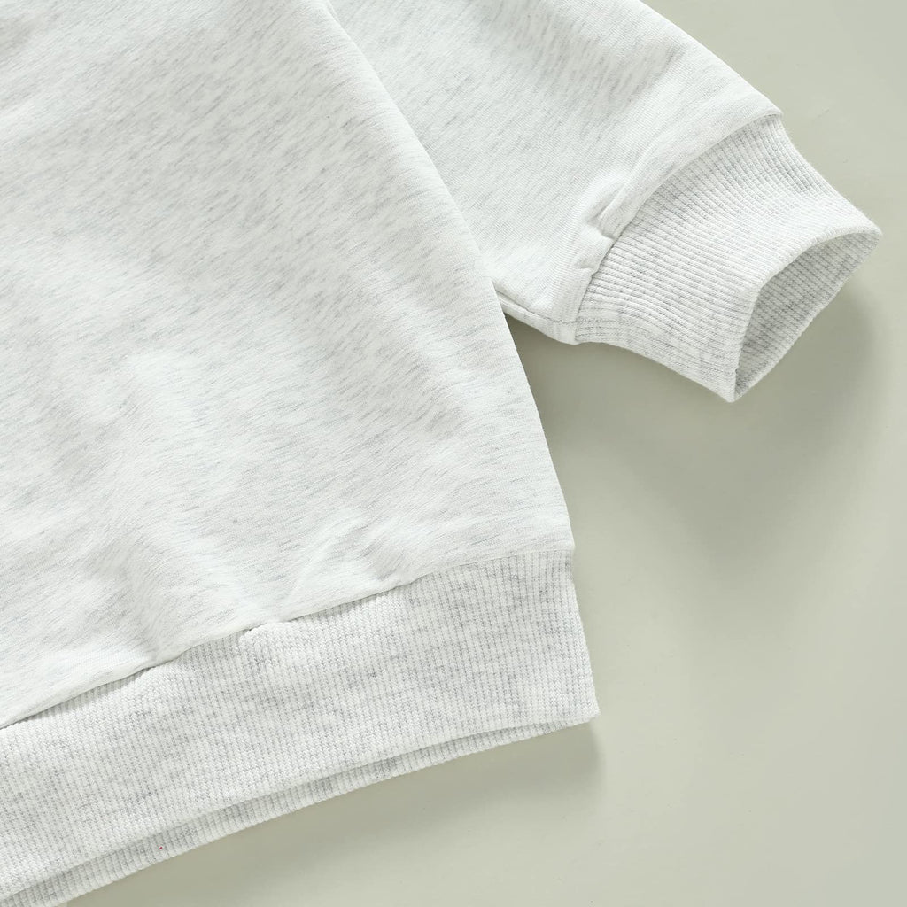 MA&BABY Toddler Baby Boy Clothes Solid Color Sweatshirt Jogger Pants Set