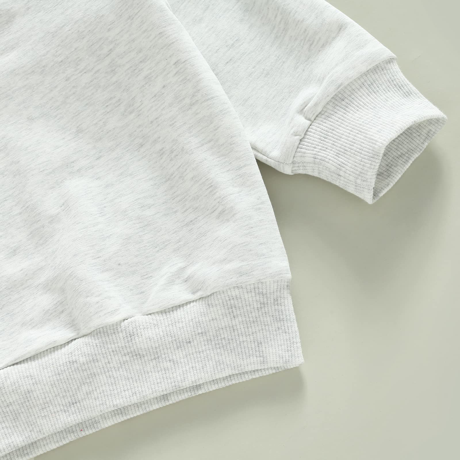MA&BABY Toddler Baby Boy Clothes Solid Color Sweatshirt Jogger Pants Set