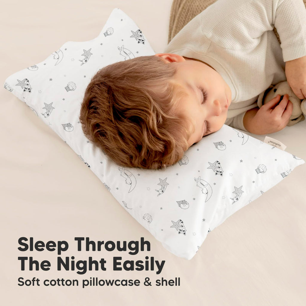 Toddler Pillow with Pillowcase, 10x18 My Little Dreamy Pillow (Slumber)