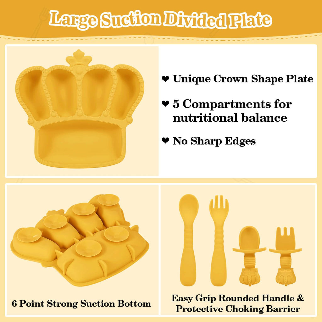 Silicone Baby Feeding Set 10 Pcs Baby Led Weaning Supplies Baby Essentials