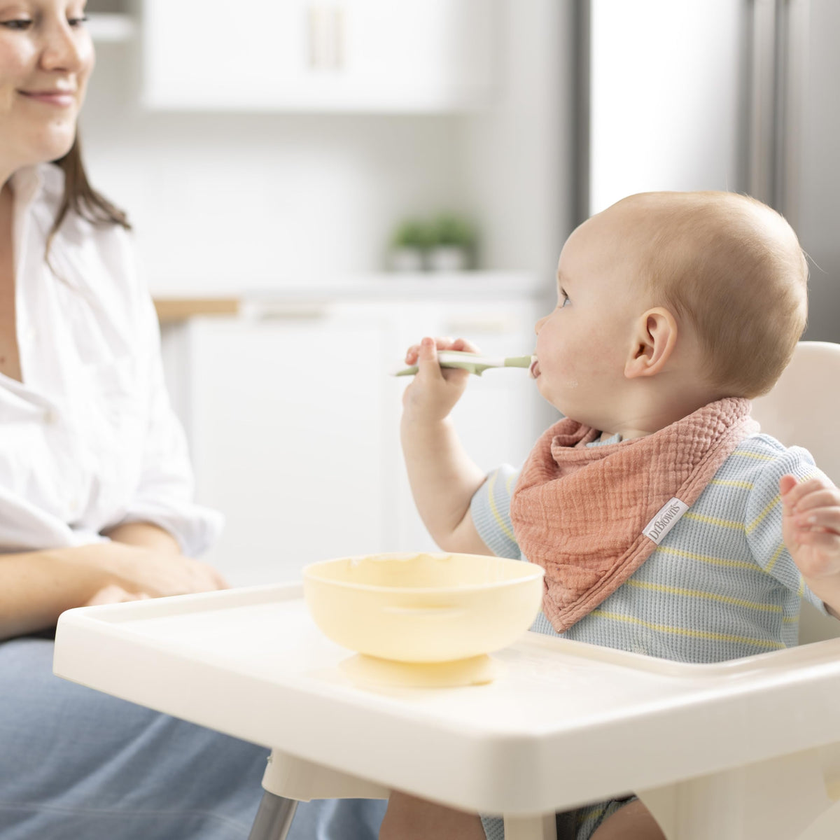 Dr. Brown's Designed to Nourish Soft-Tip Toddler Feeding Spoons, 6-Pack