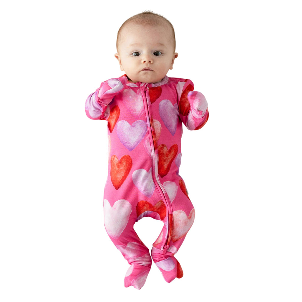 Posh Peanut Girls Convertible Baby Sleepers, Toddlers Footless Pajamas