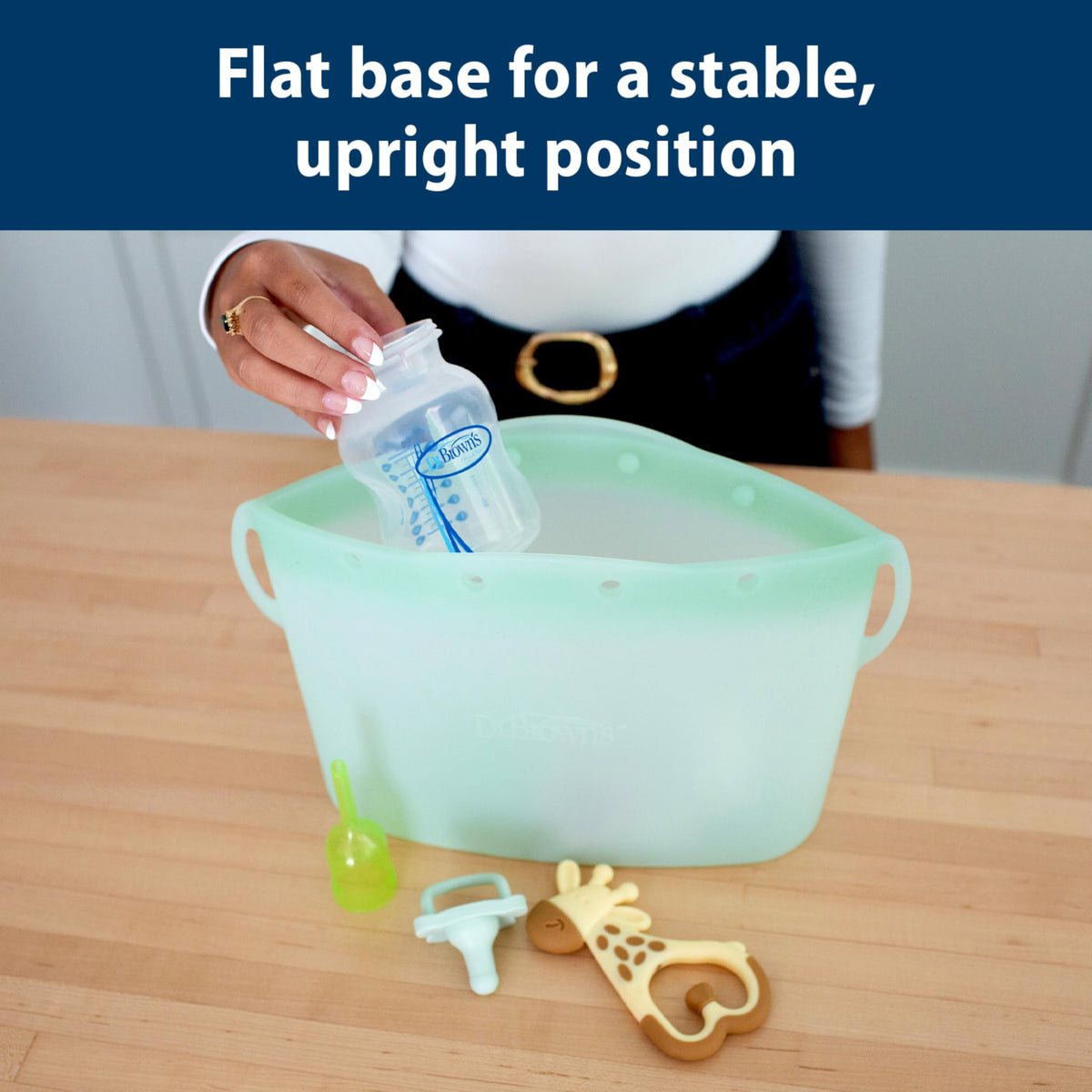 Dr. Brown's Microwave Steam Silicone Sterilizer Bag