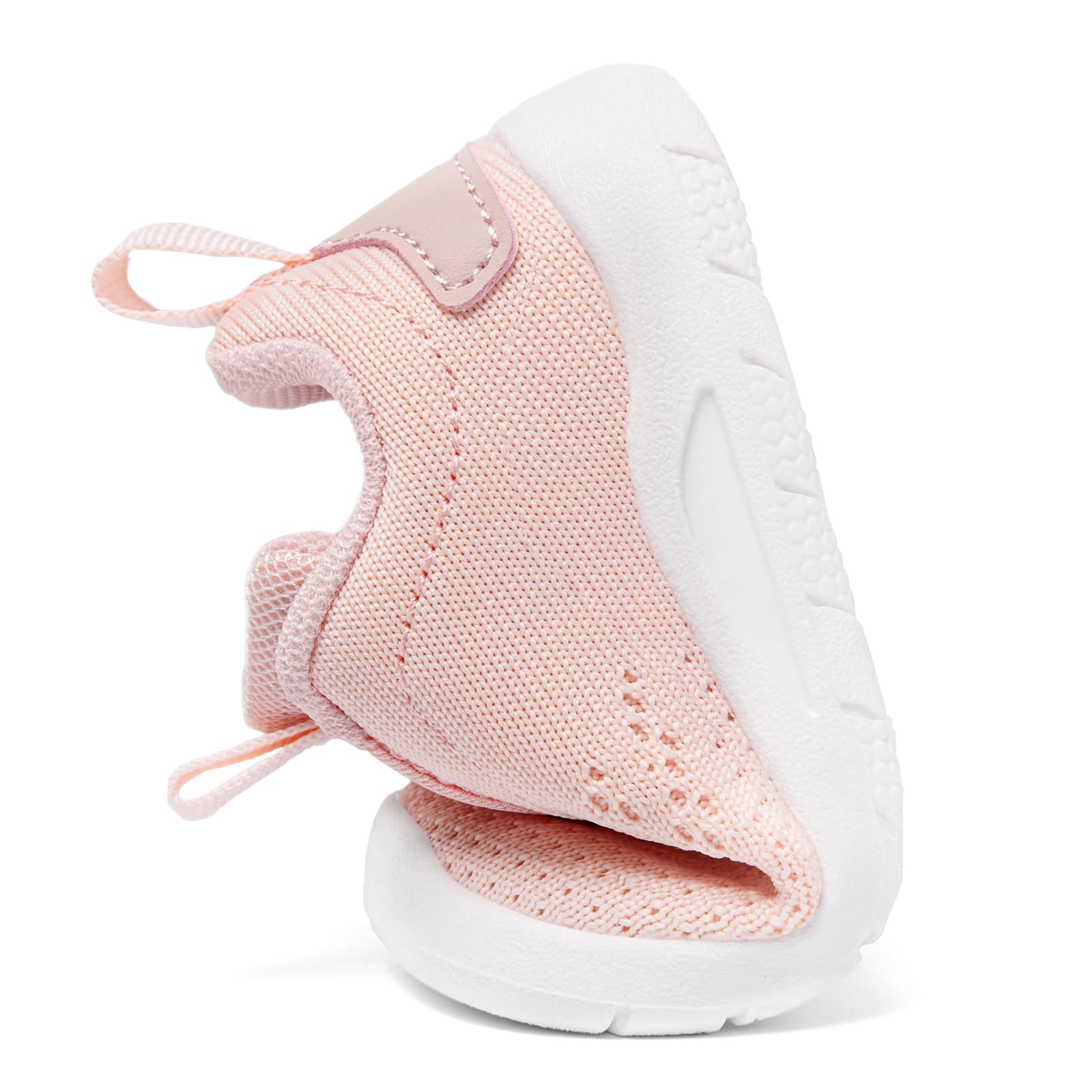 MORENDL Toddler Sneakers Non-Slip Breathable Boys & Girls Running Shoes Pink 18-24 Months Size 6.5