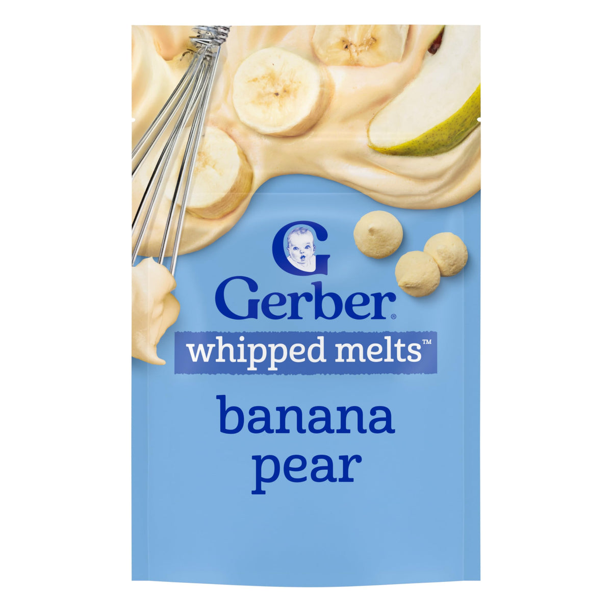Gerber Stage 3 Banana Apple Blueberry Whipped Melts, 1 Oz, 7 Pack