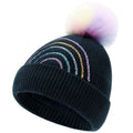 FUOITA Toddler Kids Girls Winter Hat Cute & Warm Pom Pom Beanie 3M-8T