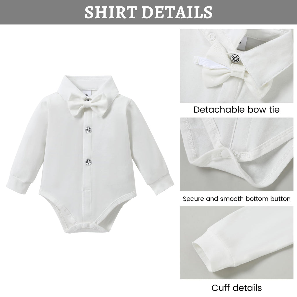 SANMIO Baby Boy Baptism Outfit Baby Boy Suits Christening Sets 0-24M
