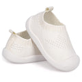 Charrost Baby Walking Shoes Wide Toe Box Knit Slip-On Sneakers for Toddlers