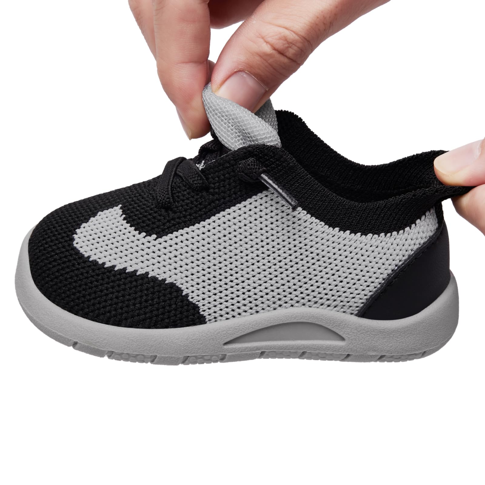 MORENDL Toddler Shoes Baby Walking Sock Shoes Infant Sneakers Boy Girl Barefoot Tennis Shoe Non-Slip Brethable