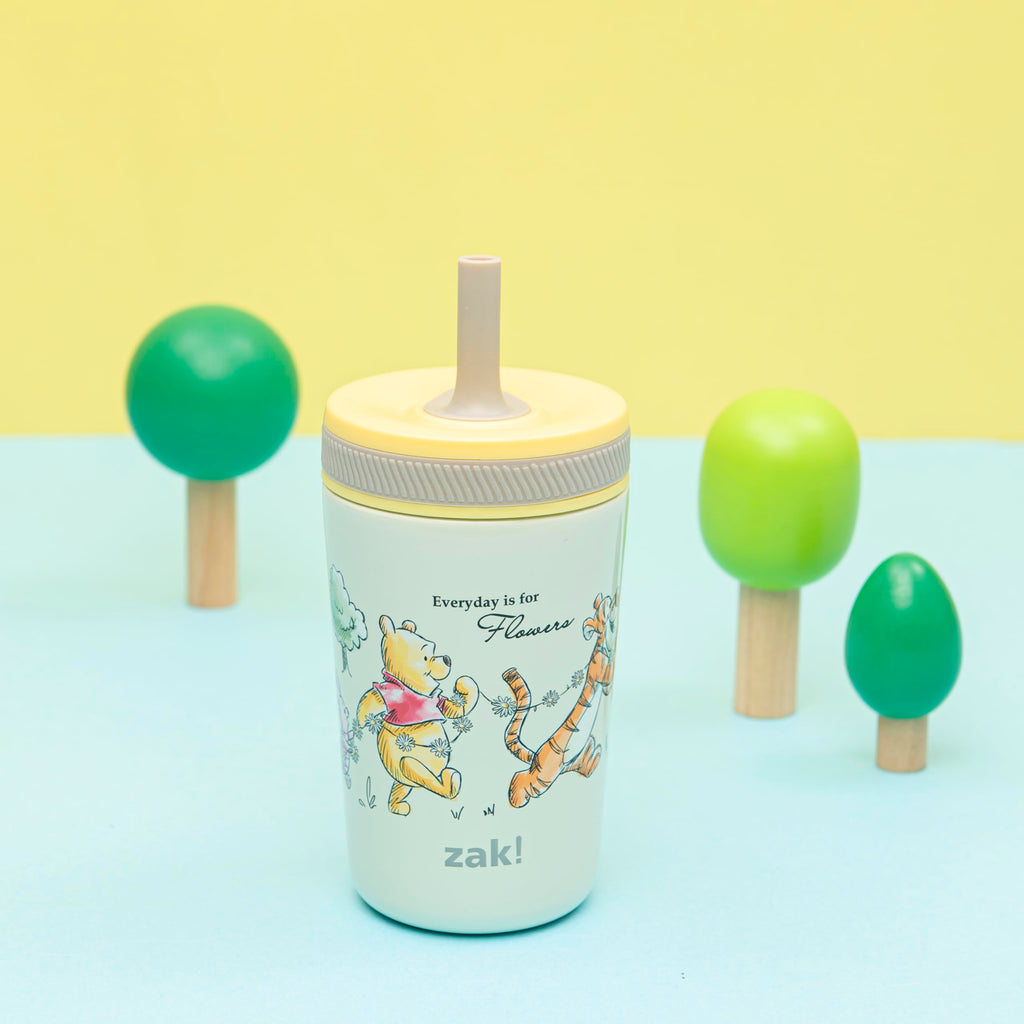 Zak Designs Disney Winnie the Pooh Kelso 12oz Leak-Proof Toddler Straw Cup