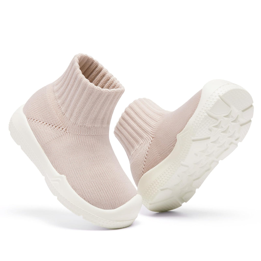 MORENDL Baby Shoes Infant Walking Shoes Non-Slip Breathable Toddler Sneakers Boys & Girls Slipper Socks