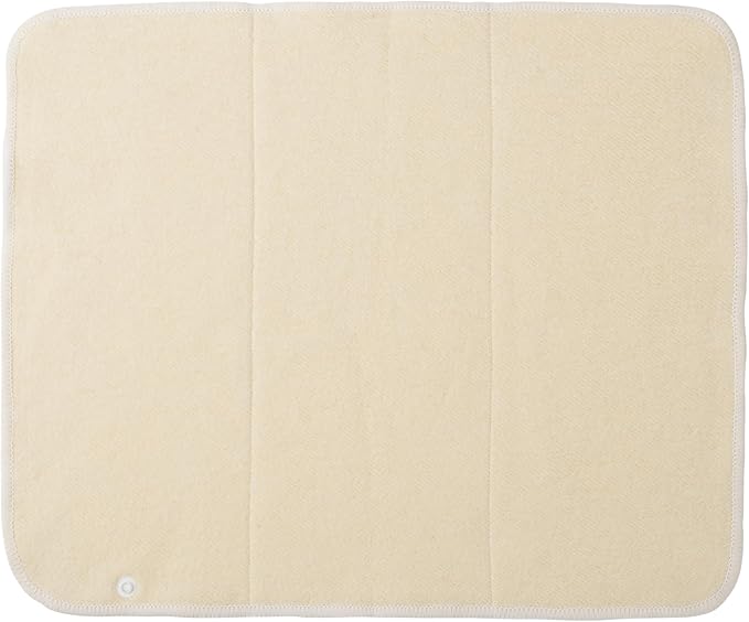Hemp Prefold Inserts with Snap - 2 Layers - Reusable and Absorbent - 13" x 15" Perfect for Any Diaper- 2 Pack - Nora's Nursery