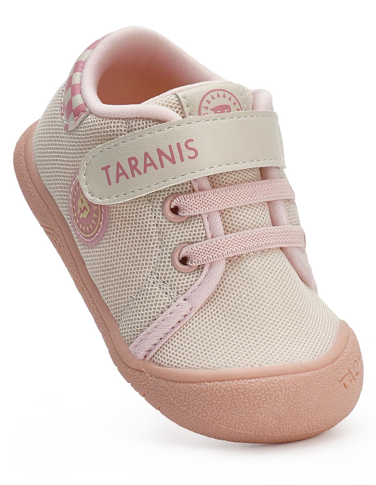 TARANIS Toddler Shoes Boys Girls Infant Sneakers Non-Slip Rubber Sole Baby Crib First Walker Shoes B Black18
