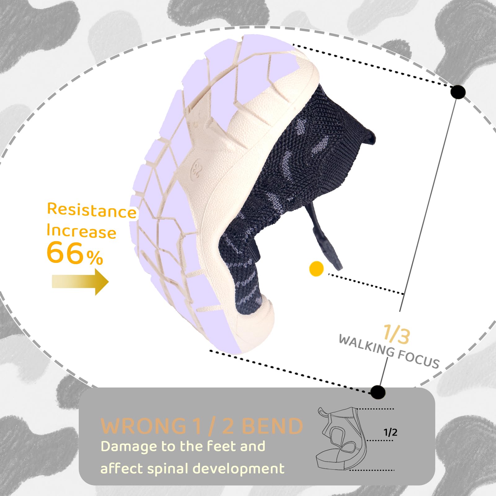 Toddler Girl Black Shoes Size 8T Barefoot Slip On Summer Walking Sneakers with Arch Support Soft Rubber Sole for Tennis and School Activities