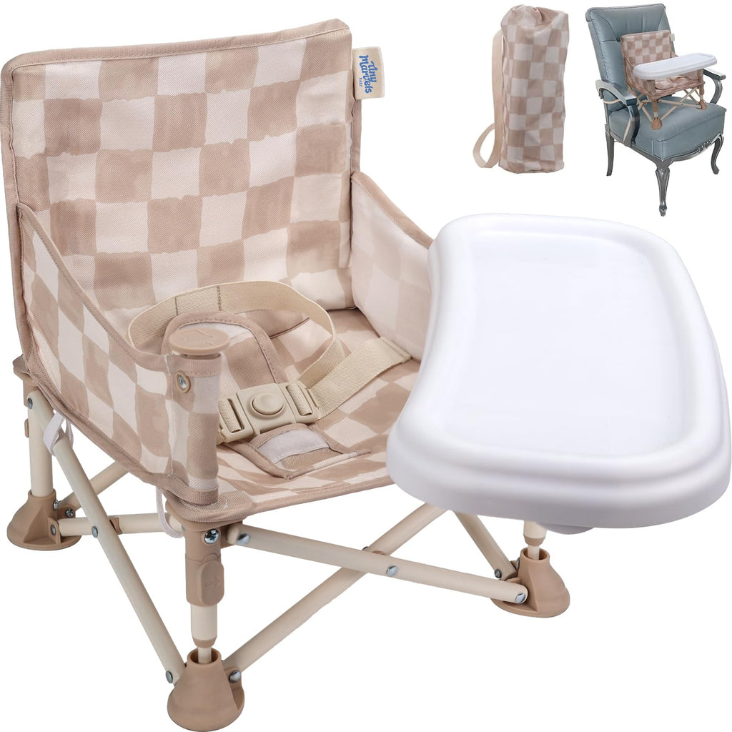 Tiny Marvels 3-in-1 Baby Chair, Portable & Foldable for Travel, Ages 6M-3Y