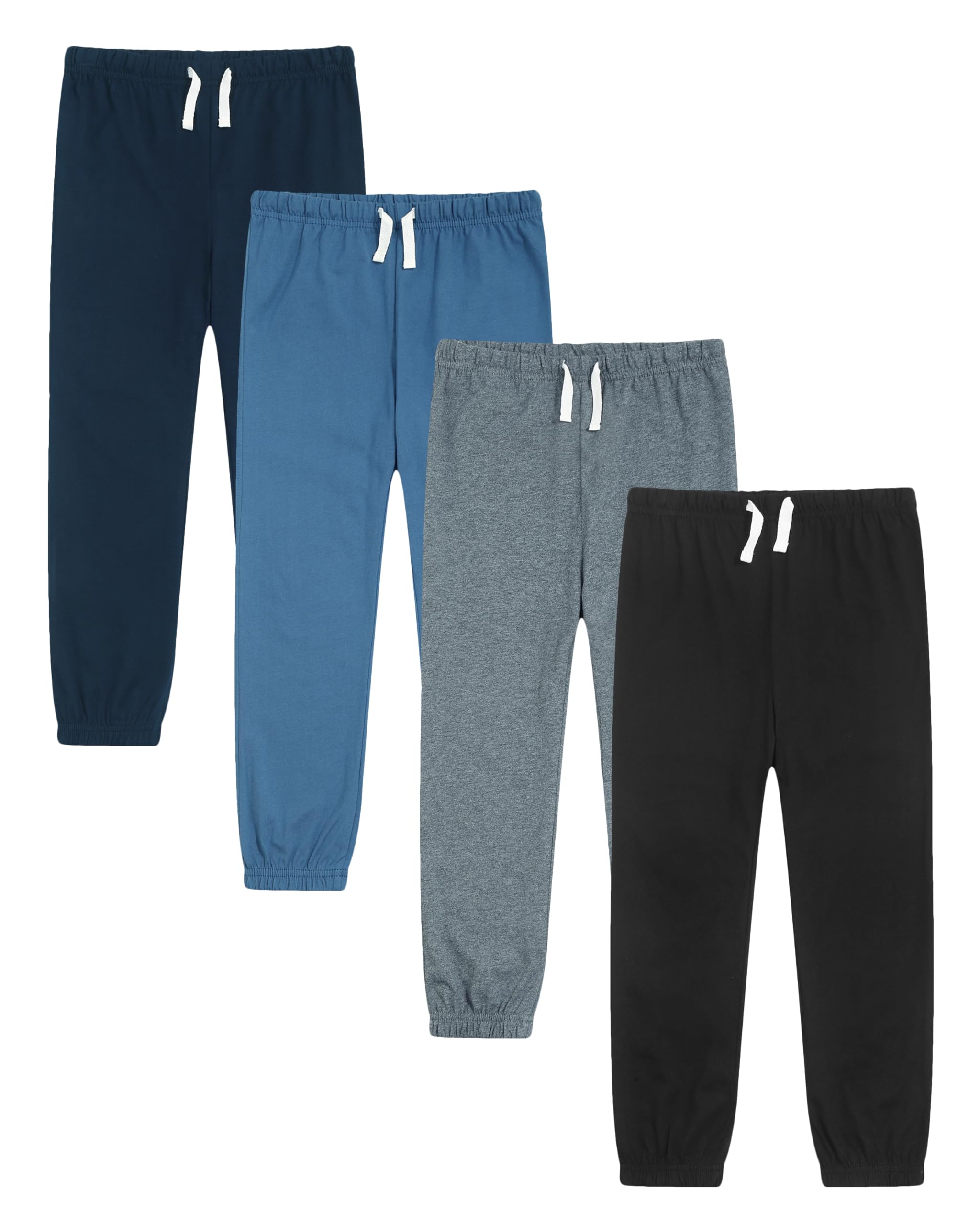GFQLONG Toddler Boys Cotton Pants Lightweight Summer Casual Joggers, 5-6Y