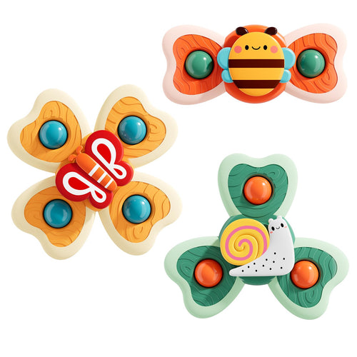 ALASOU Suction Cup Spinner Airplane Travel Toys for 1 Year Old Boy Girl