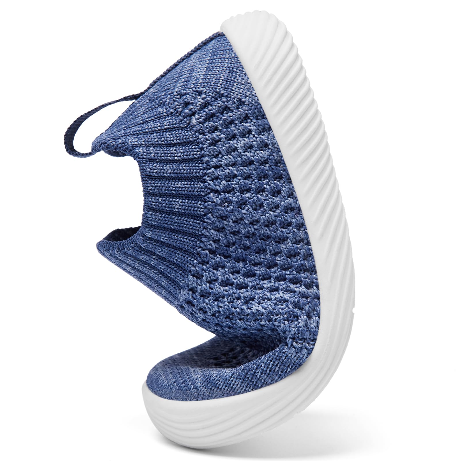 MORENDL Toddler Shoes - Baby Walking Socks - Non-Slip, Breathable - Boys & Girls - Mixed Blue - 6-9 Months