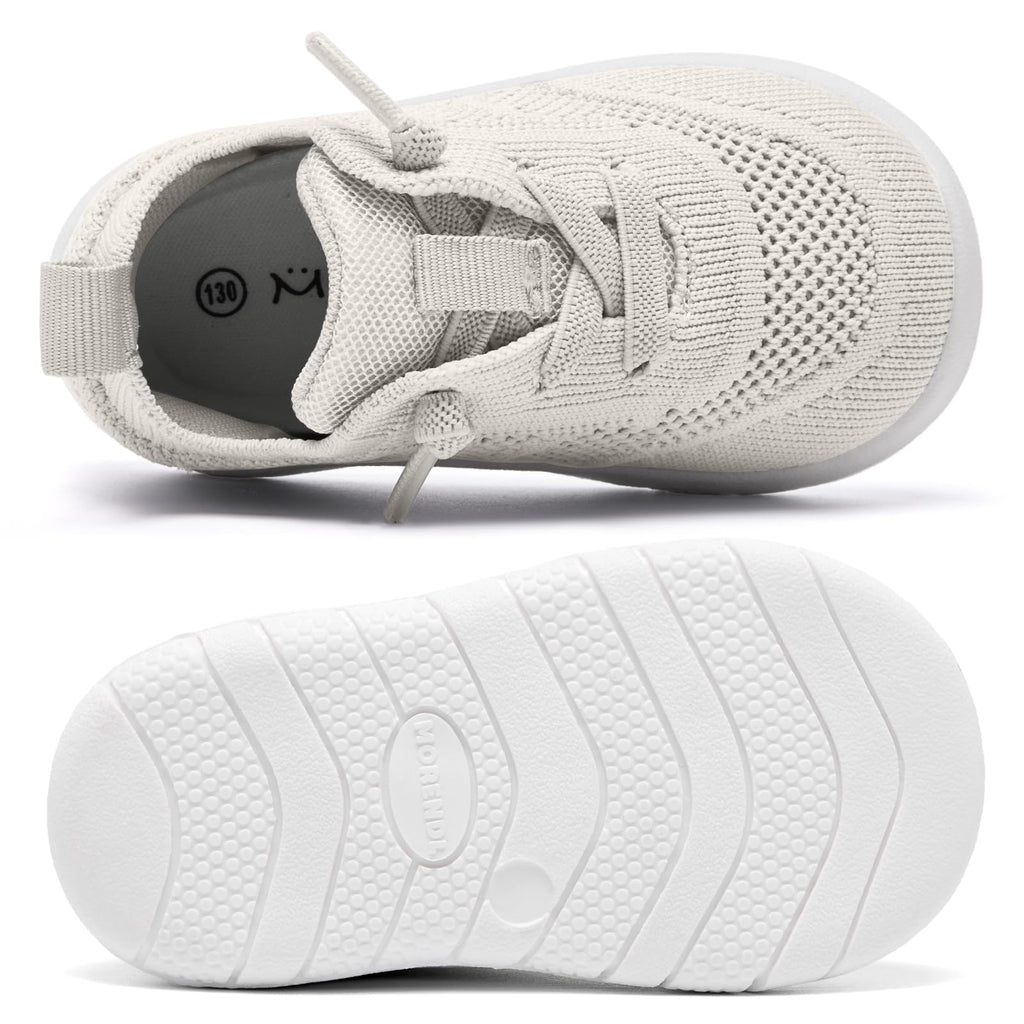 MORENDL Toddler Shoes Baby Walking Sock Shoes Infant Sneakers Boy Girl Barefoot Tennis Shoe Non-Slip Brethable
