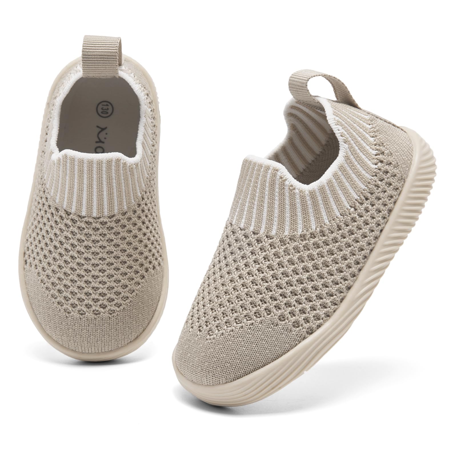 MORENDL Toddler Shoes Baby Walking Sock Shoes Non-Slip Breathable Boys & Girls Sneakers Infant Tennis Shoes