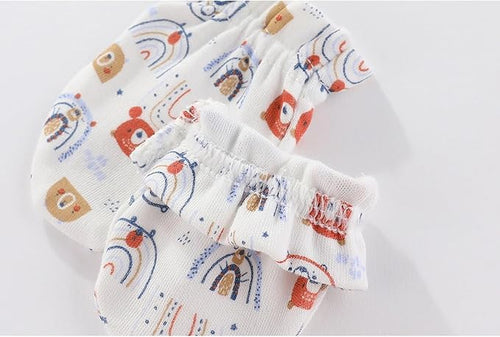 5 Pairs Unisex Baby Mittens No-Scratch 0-6 Months New Born