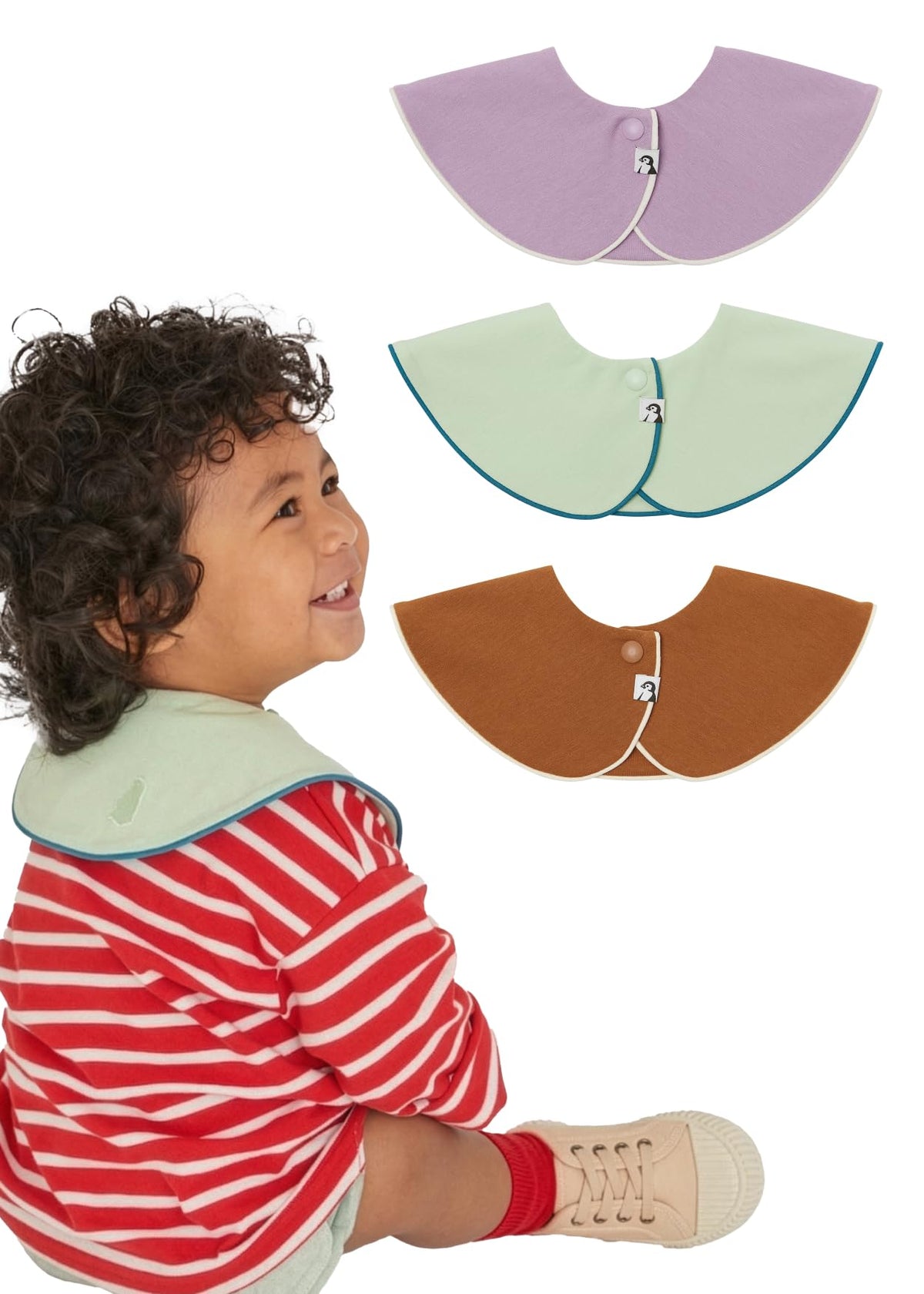 Konny Baby Bibs for Drooling Baby Boys and Girls, Super Absorbent Quick Dry